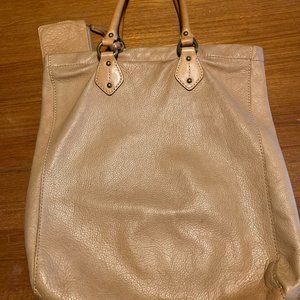 JCrew leather tote